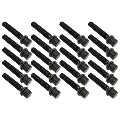 [20]M14X1.5 Black 65 mm Extended bolts Fits For Mercedes-Benz 1994-2023 Spacers