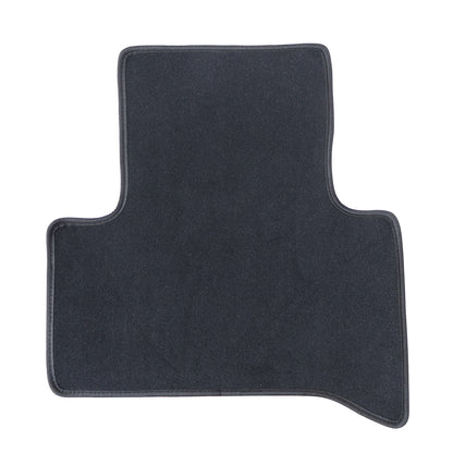 4X Fits Alfa Romeo Stelvio 2017-2025 Front & Rear Floor Mats Carpet Velour Black