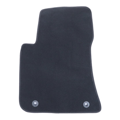For 2011-2014 Dodge Challenger Front & Rear Velour Floor Mats Carpet Black 4PCS