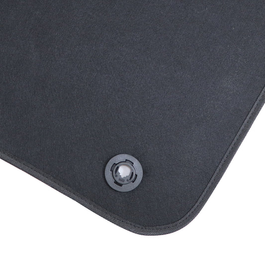 For 2011-2014 Dodge Challenger Front & Rear Velour Floor Mats Carpet Black 4PCS