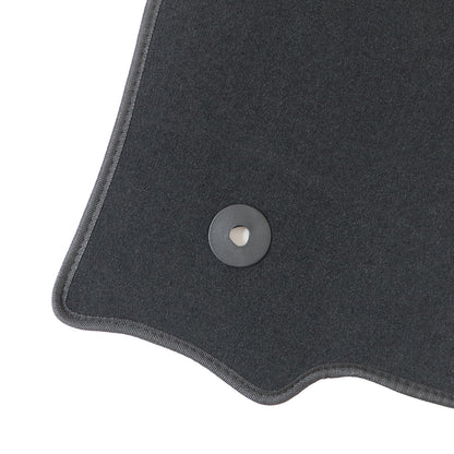 For 2006-2010 Jeep Commander Front & Rear Velour Floor Mats Carpet Black 4PCS