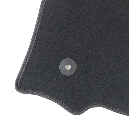 For 2006-2010 Jeep Commander Front & Rear Velour Floor Mats Carpet Black 4PCS