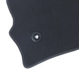 For 2006-2010 Jeep Commander Front & Rear Velour Floor Mats Carpet Black 4PCS