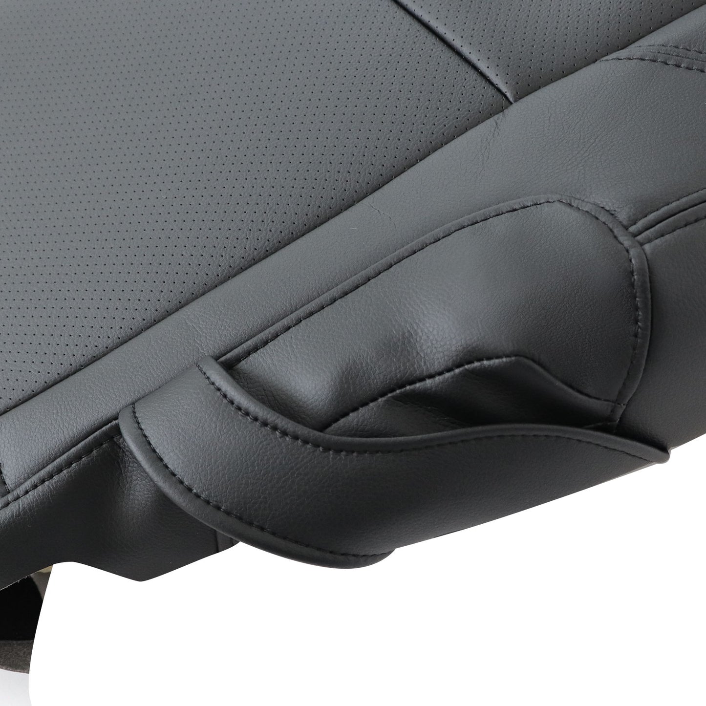 2nd Row Driver Bottom Seat Cover Black For 2007-2014 Cadillac Escalade ESV EXT