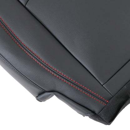 2018-2022 For Jeep Wrangler Rubicon Driver Bottom Perforated Leather Cover Black
