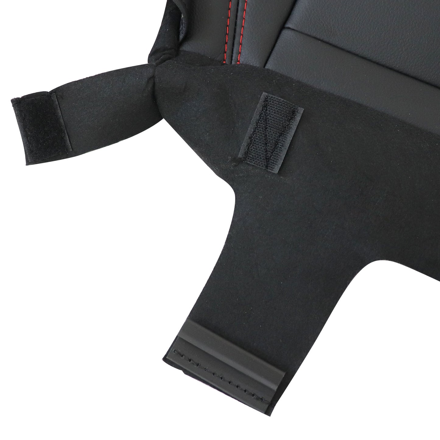2018-2022 For Jeep Wrangler Rubicon Driver Bottom Perforated Leather Cover Black
