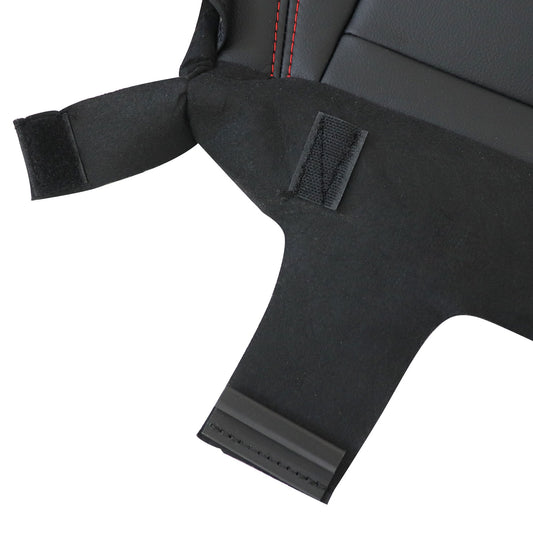 2018-2022 For Jeep Wrangler Rubicon Driver Bottom Perforated Leather Cover Black