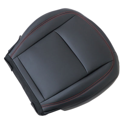 2018-2022 For Jeep Wrangler Rubicon Driver Bottom Perforated Leather Cover Black