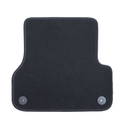 New For 2012-2018 Audi A7 Front & Rear Velour Floor Mats Carpet Black 4PCS