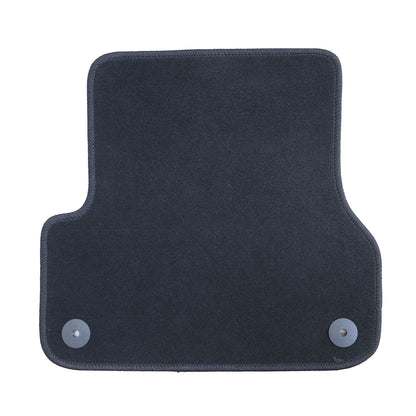 New For 2012-2018 Audi A7 Front & Rear Velour Floor Mats Carpet Black 4PCS