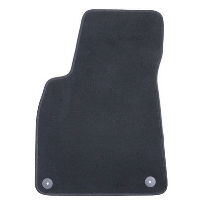 New For 2012-2018 Audi A7 Front & Rear Velour Floor Mats Carpet Black 4PCS