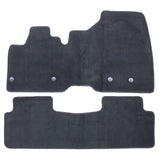 Fits 2023 2024 Nissan ARIYA Front & Rear Floor Mats Carpet Waterproof Velour 2X