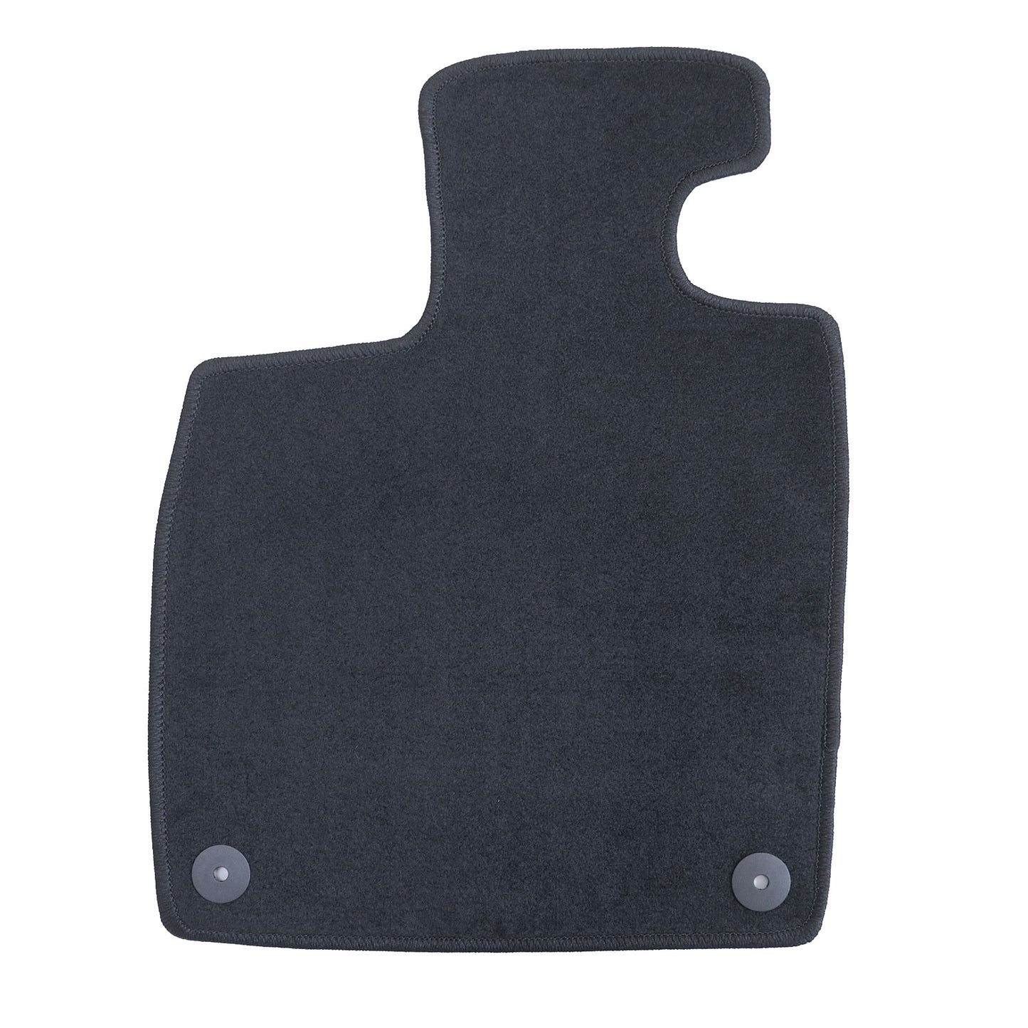 For 2021-2025 Volkswagen ID.4 Front & Rear Velour Floor Mats Carpet Black 4PCS