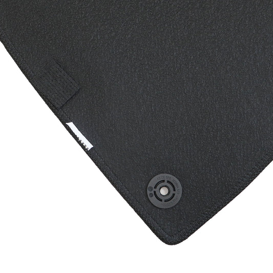 For 2021-2025 Volkswagen ID.4 Front & Rear Velour Floor Mats Carpet Black 4PCS