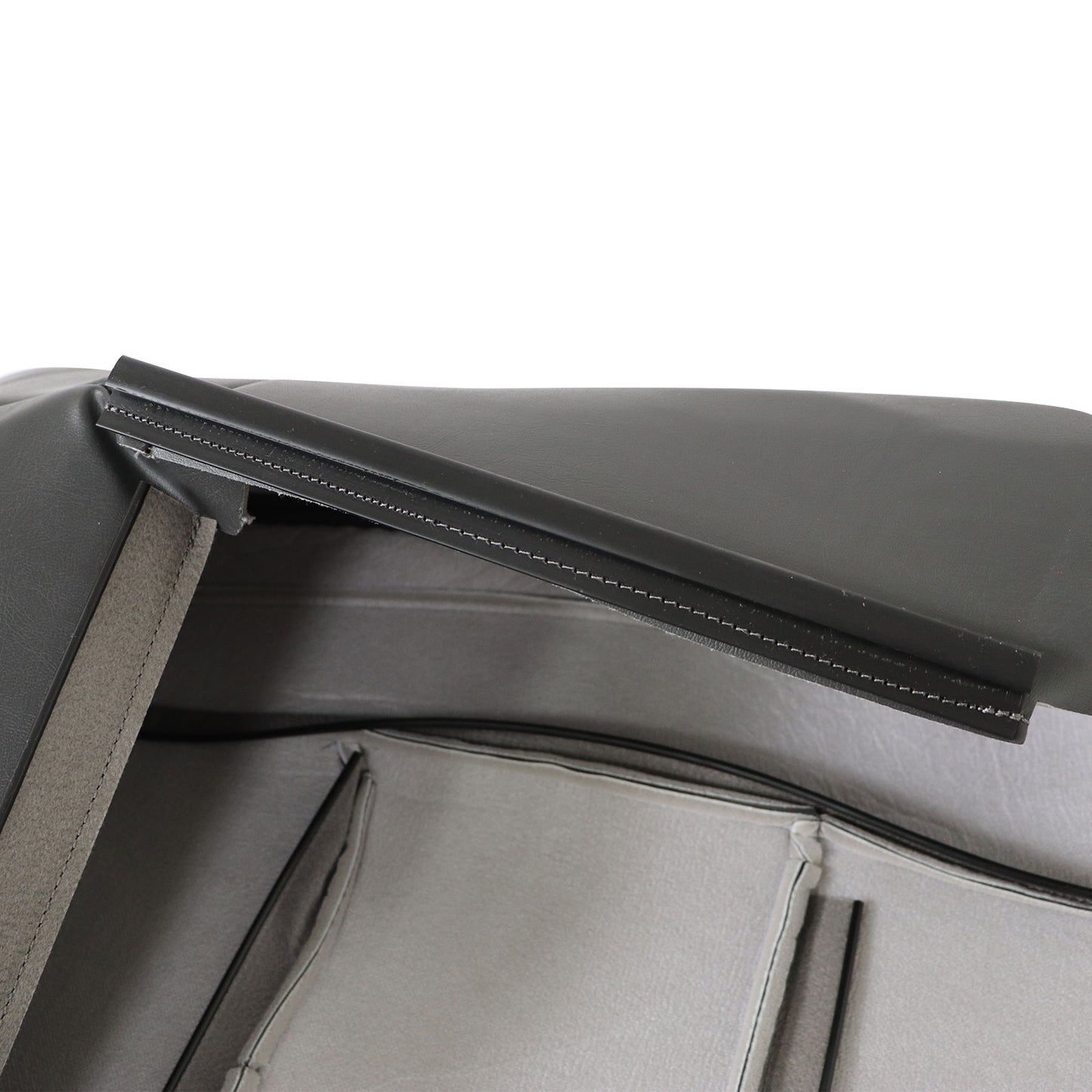 New For 2003-2009 Lexus GX470 Passenger Side Upper Leather Seat Cover Dark Gray