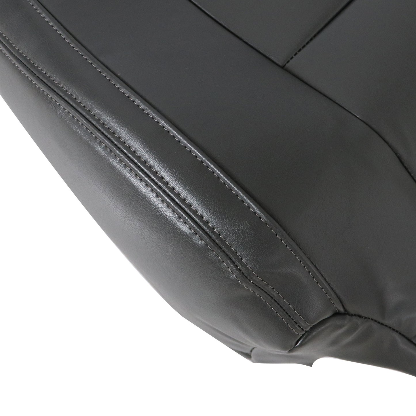 For Lexus GX470 2003-2009 Driver Upper Leather Replacement Seat Cover Dark Gray