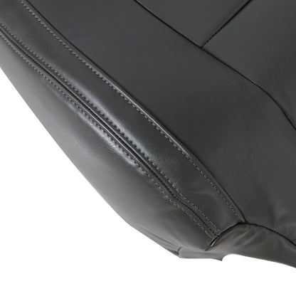 For Lexus GX470 2003-2009 Driver Upper Leather Replacement Seat Cover Dark Gray