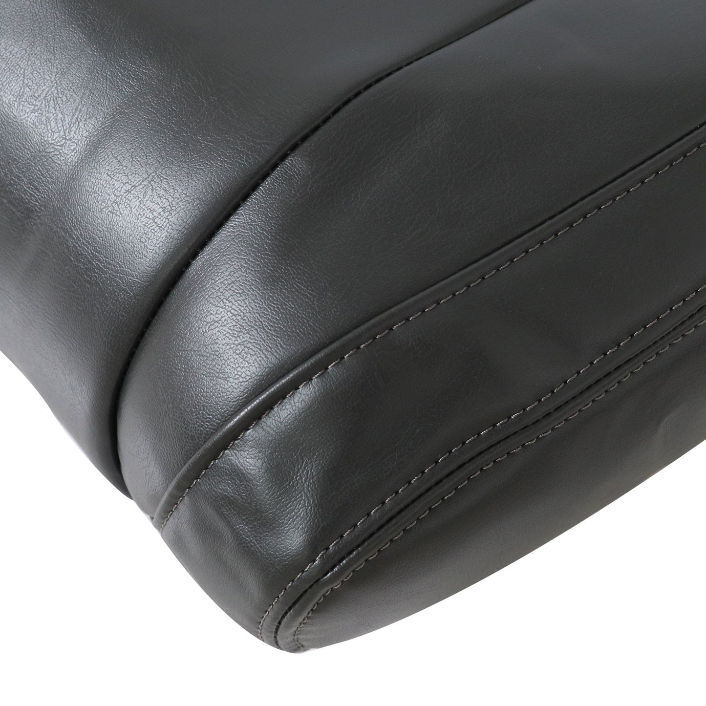 For Lexus GX470 2003-2009 Driver Upper Leather Replacement Seat Cover Dark Gray