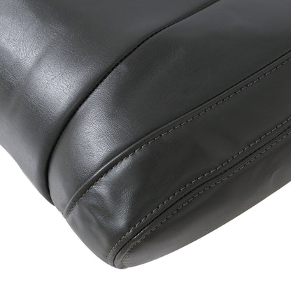 For Lexus GX470 2003-2009 Driver Upper Leather Replacement Seat Cover Dark Gray