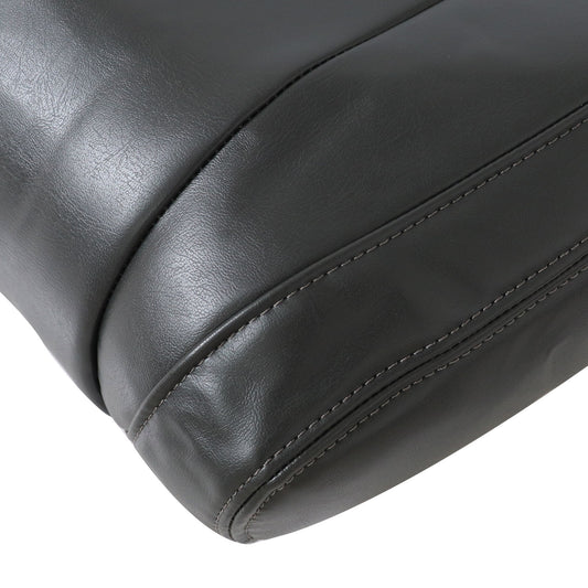 For Lexus GX470 2003-2009 Driver Upper Leather Replacement Seat Cover Dark Gray