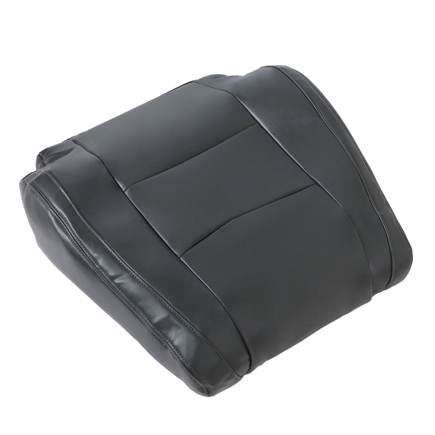 For Lexus GX470 2003-2009 Driver Upper Leather Replacement Seat Cover Dark Gray