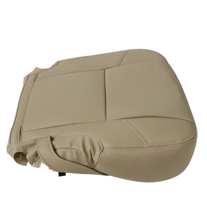 2nd Row Driver Bottom Seat Cover Tan For 2009-2014 Cadillac Escalade ESV EXT US