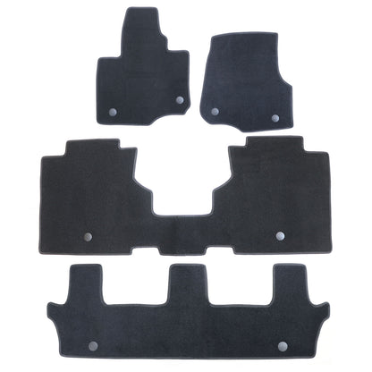 New For 2018-2024 Lincoln Navigator Front & Rear Velour Floor Mats Carpet 4PCS