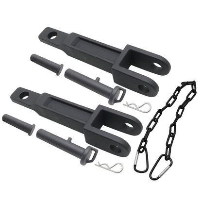 2 Sets Tow Hook With Pull Pins/Frame Pins A20-6014 Fit Kenworth Peterbilt