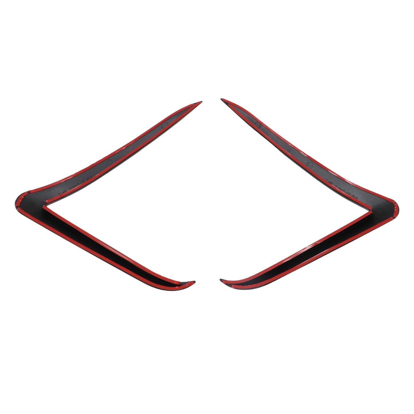Front Black Bumper Fog Lamp Wind Knife Spoiler For 20 26 Tesla Model Y Juniper