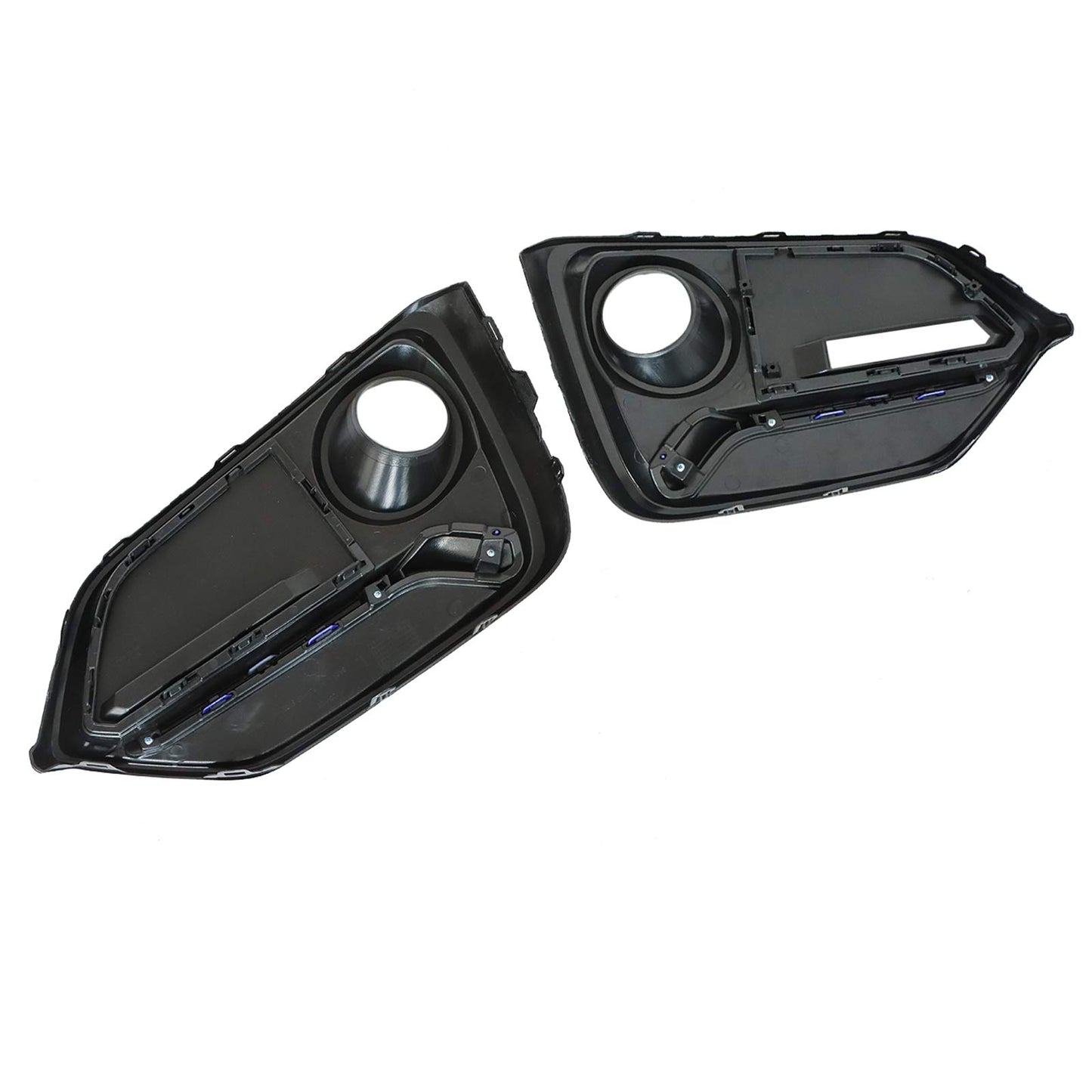 For Honda Civic Hatchback 2017-2021 Front+Rear Bumper Fog Light Garnish Covers