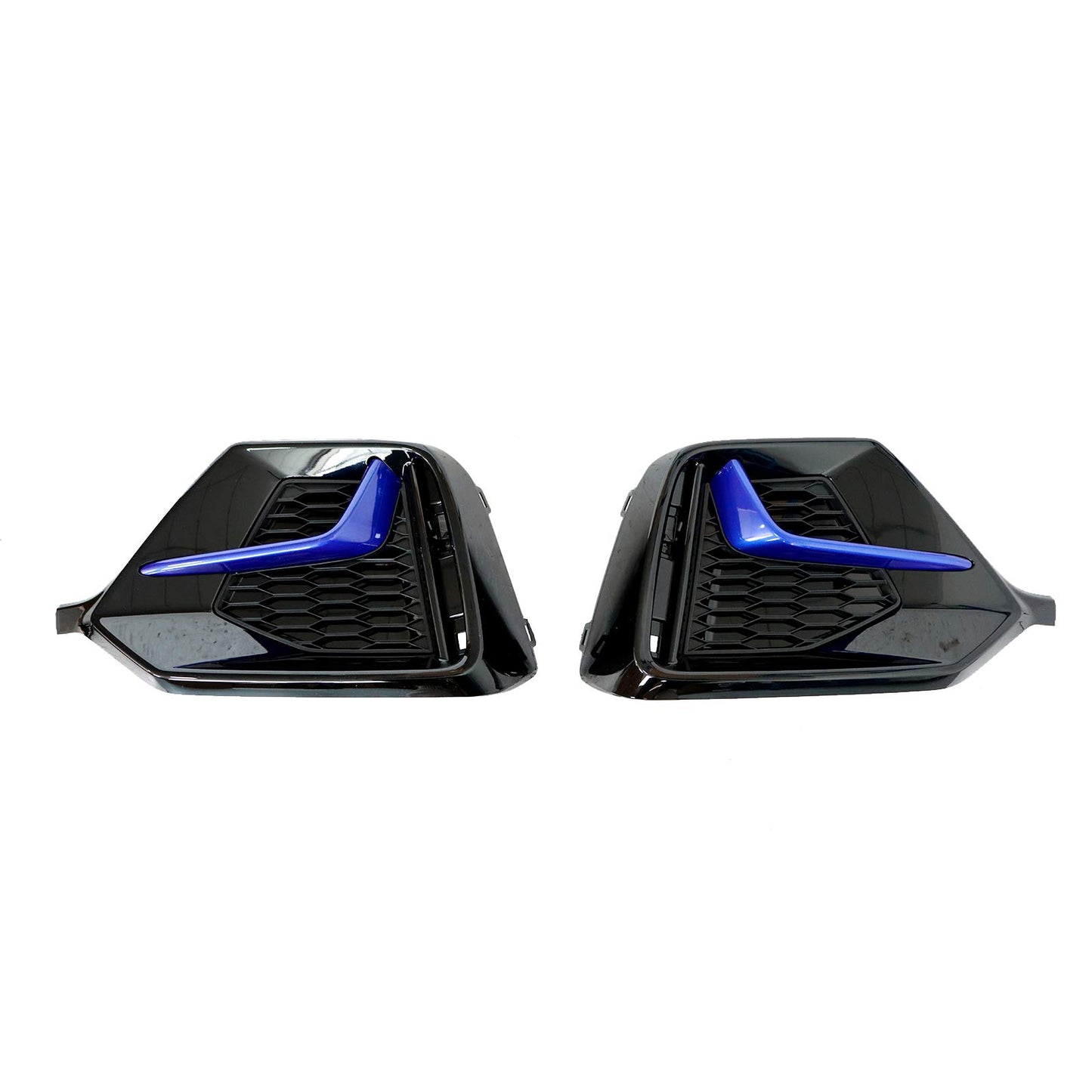 For Honda Civic Hatchback 2017-2021 Front+Rear Bumper Fog Light Garnish Covers