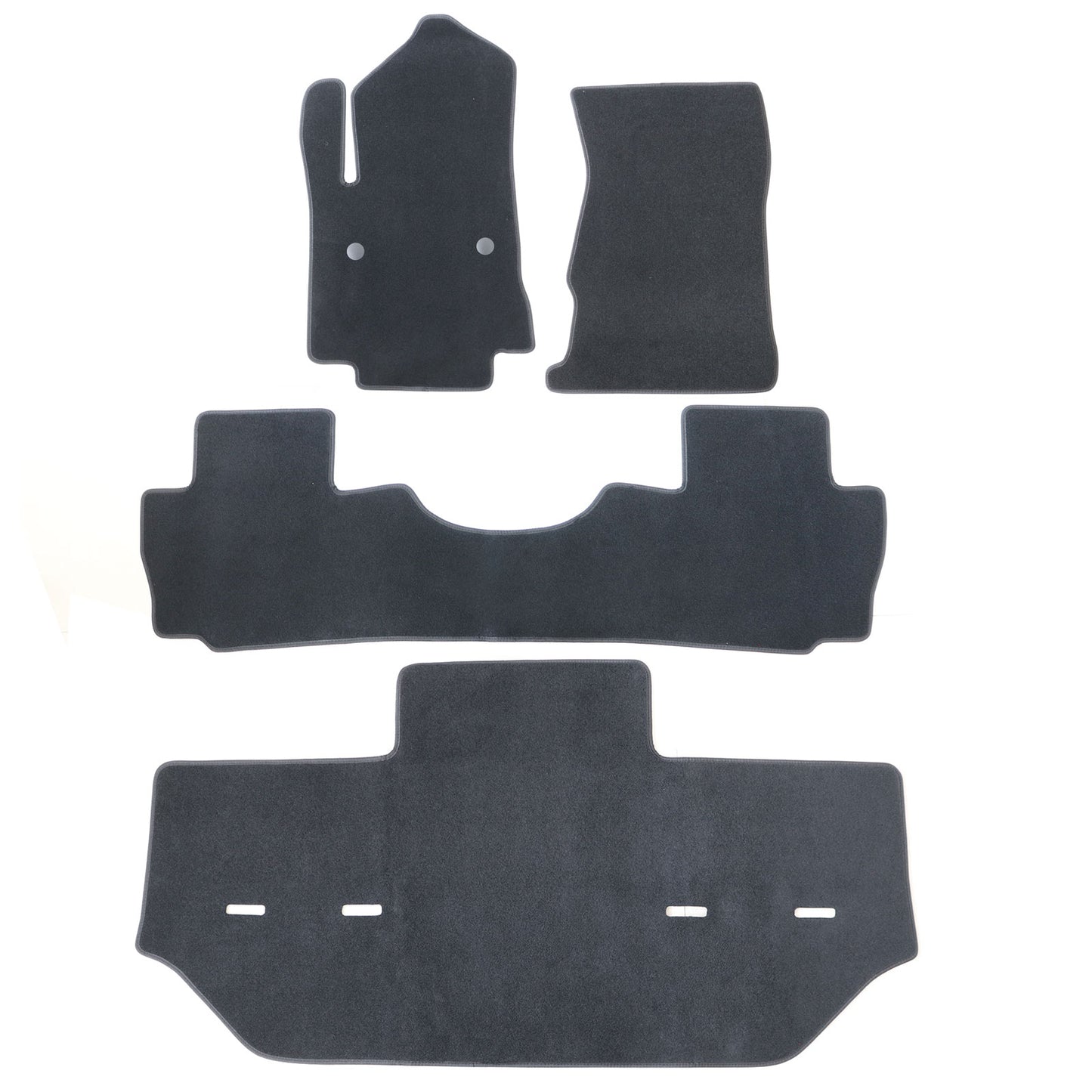 4Pcs Fits Cadillac Escalade ESV 2015-2020 Front & Rear Floor Mats Carpet Velour