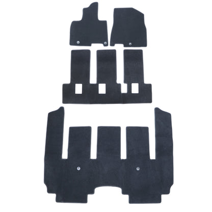 4x For Kia Carnival 2022-2026 Front & Rear Floor Mats Carpet Replacement Velour