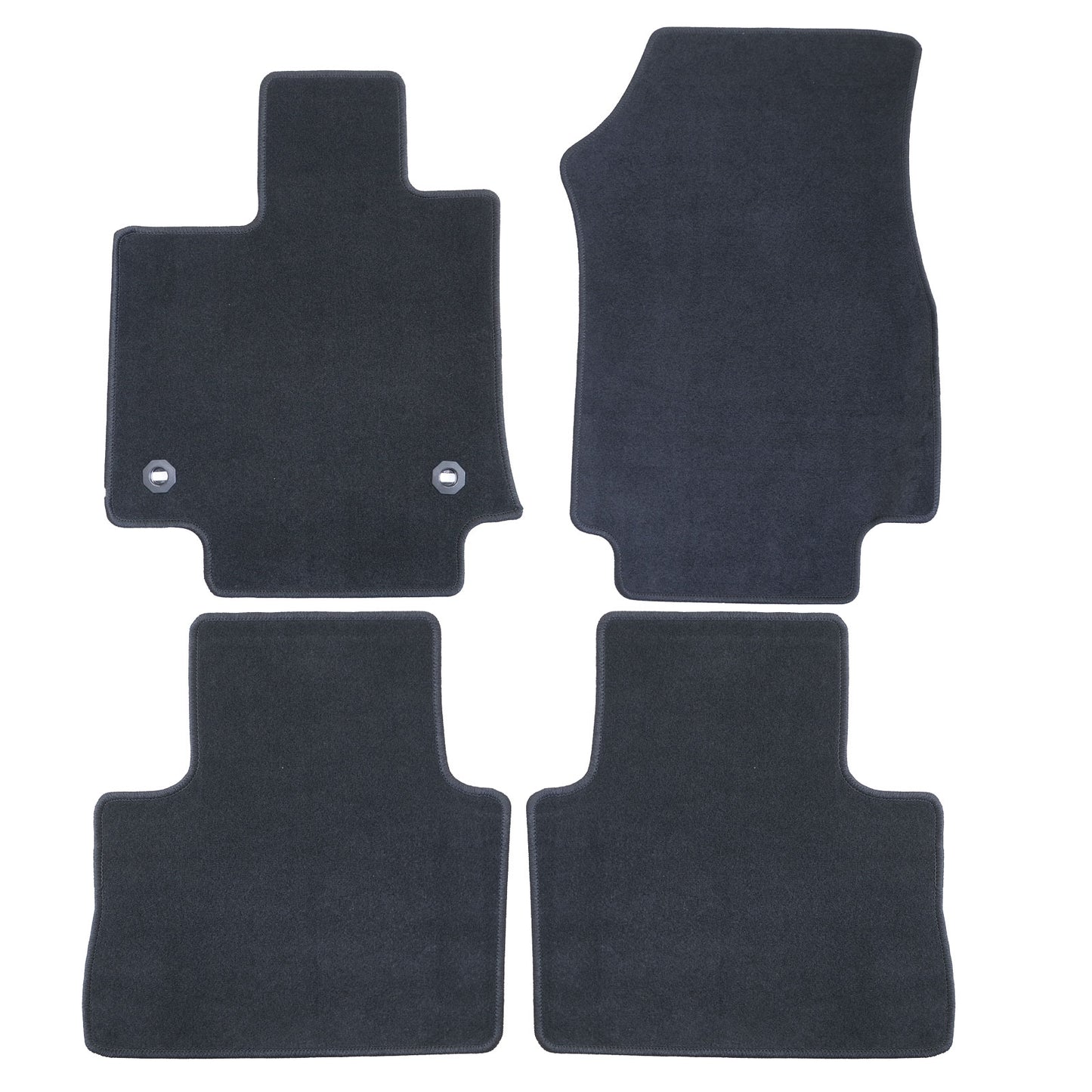 4x Front & Rear Floor Mats Carpet Replacement Velour Fits Toyota Venza 2021-2024