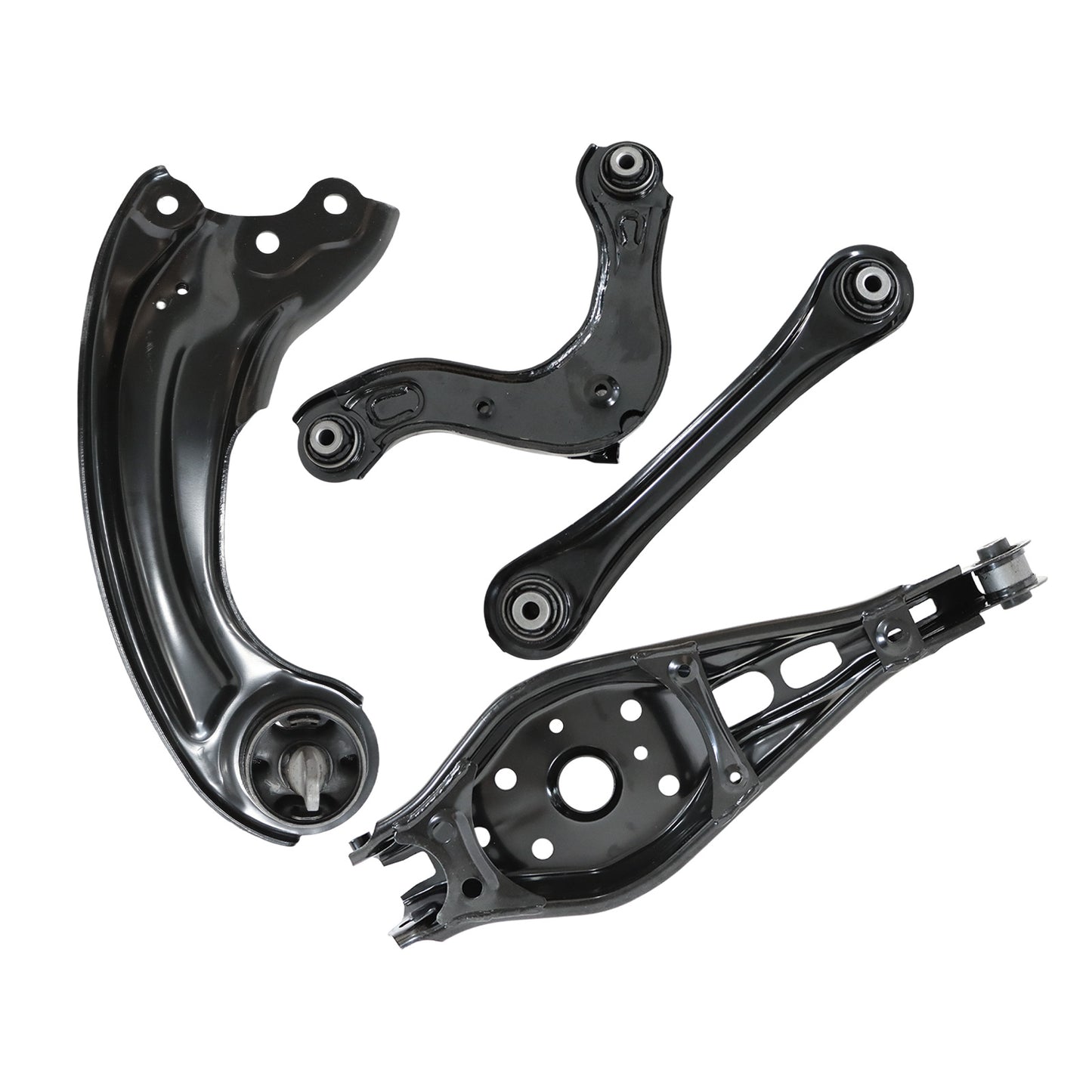 4 PCS For 22-2024 Honda Civic Rear Left Upper & Lower Control Arm 52355-T20-A00