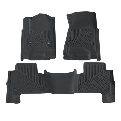 Front & Rear Floor Mats Liner TPE For 2015-2020 Chevy Tahoe GMC Yukon Waterproof