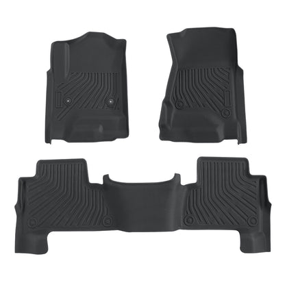 Front & Rear Floor Mats Liner TPE For 2015-2020 Chevy Tahoe GMC Yukon Waterproof