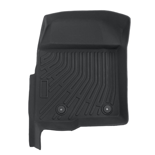 Floor Mats Liner Set For 2010-2014 Ford F-150 Super Crew Cab Front & Rear Black