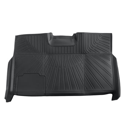 Floor Mats Liner Set For 2010-2014 Ford F-150 Super Crew Cab Front & Rear Black