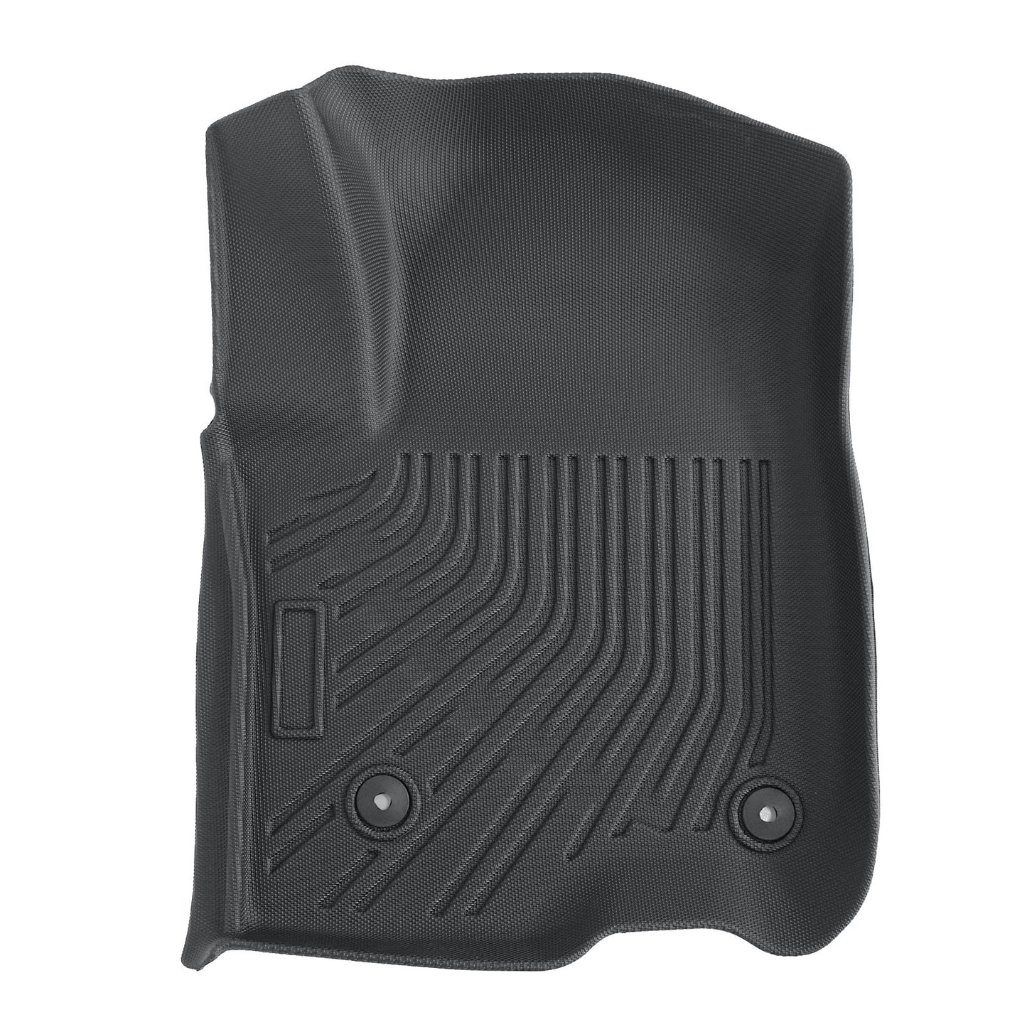 1stRow Floor Mats Liner TPE For 2019-2025 Chevy Silverado 1500/2500/3500 HD 2Pcs
