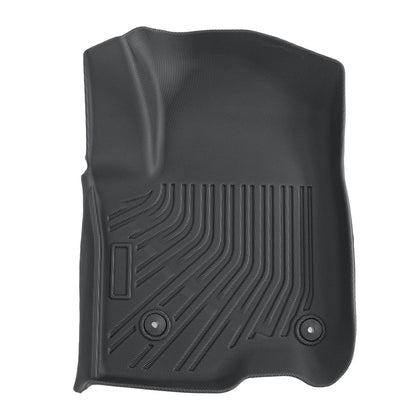 1stRow Floor Mats Liner TPE For 2019-2025 Chevy Silverado 1500/2500/3500 HD 2Pcs
