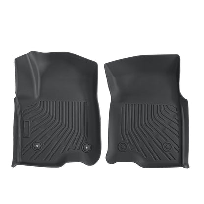 1stRow Floor Mats Liner TPE For 2019-2025 Chevy Silverado 1500/2500/3500 HD 2Pcs