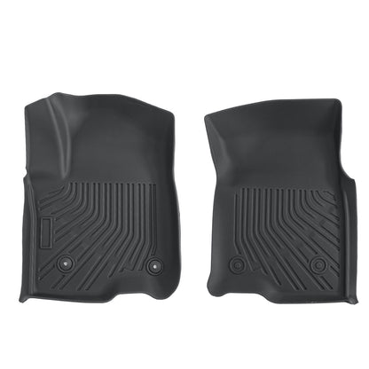 1stRow Floor Mats Liner TPE For 2019-2025 Chevy Silverado 1500/2500/3500 HD 2Pcs