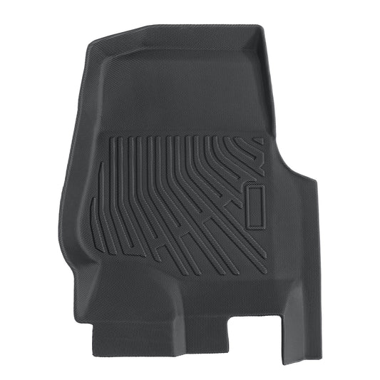 Front Floor Mats Liner Set TPE For 2015-2025 Ford F-150 Extended Cab/Crew Cab