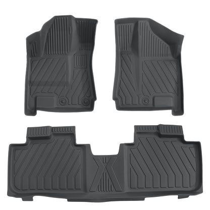 3D Car Floor Mats For 2010-2016 Cadillac SRX 2-Row Floor Liners TPE All Weather