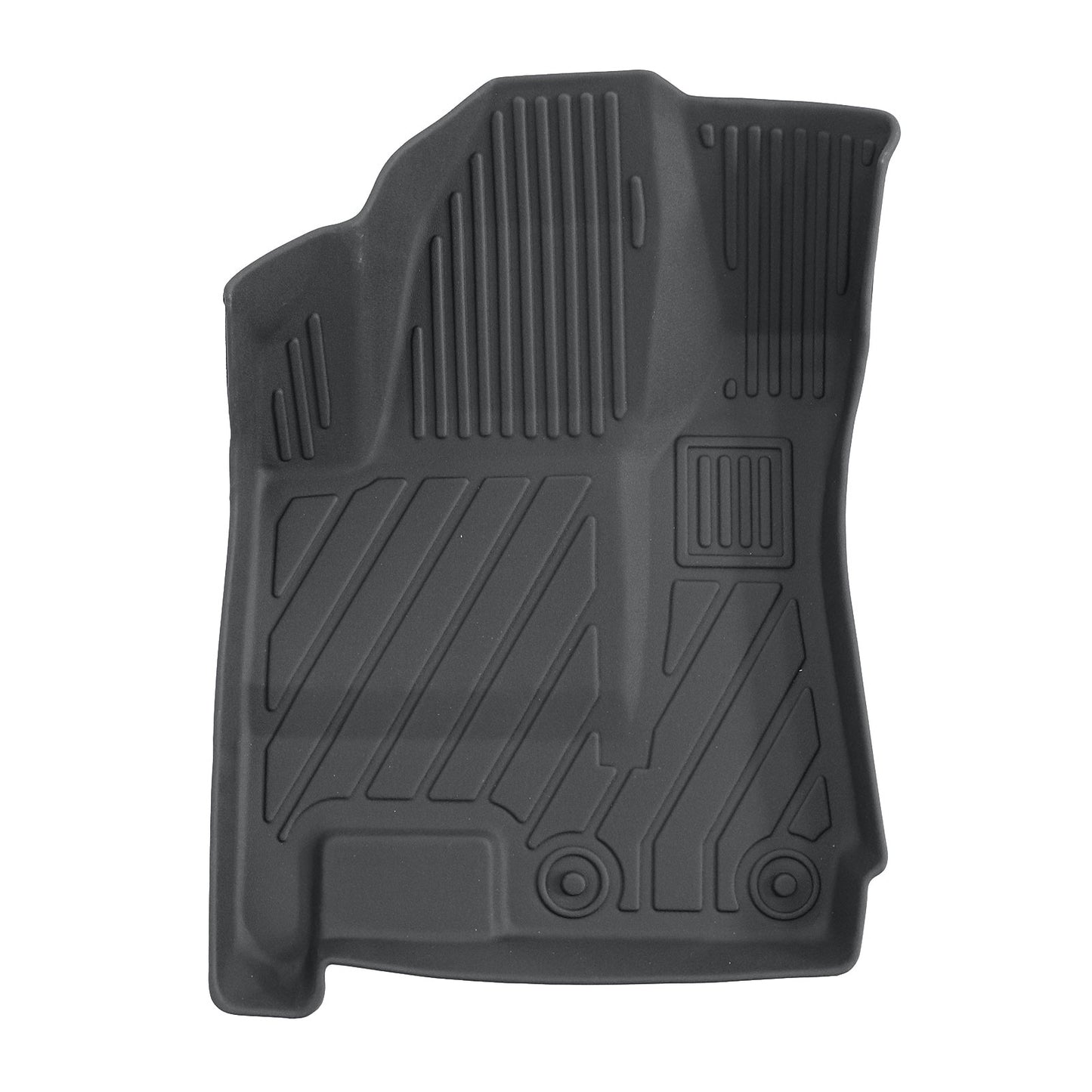 3D Car Floor Mats For 2010-2016 Cadillac SRX 2-Row Floor Liners TPE All Weather