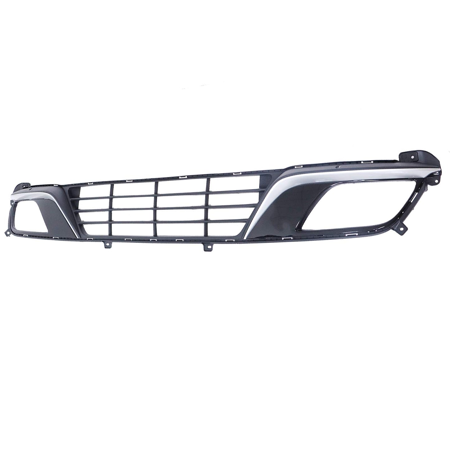 Fits 2017 2018 2019 Kia Niro 86560G5000 Bumper Cover Grille Front Black / Gray