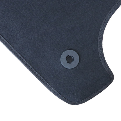 For 2020-2025 Jeep Gladiator Front & Rear Velour Floor Mats Carpet Black 4PCS