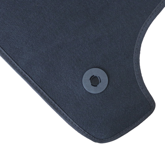 For 2020-2025 Jeep Gladiator Front & Rear Velour Floor Mats Carpet Black 4PCS