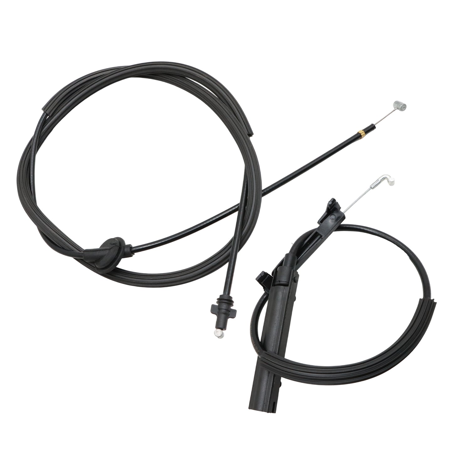 2Pcs Rear+Front Hood Lock Latch Release Cable For Audi A4 A5 S4 S5 2008-2015